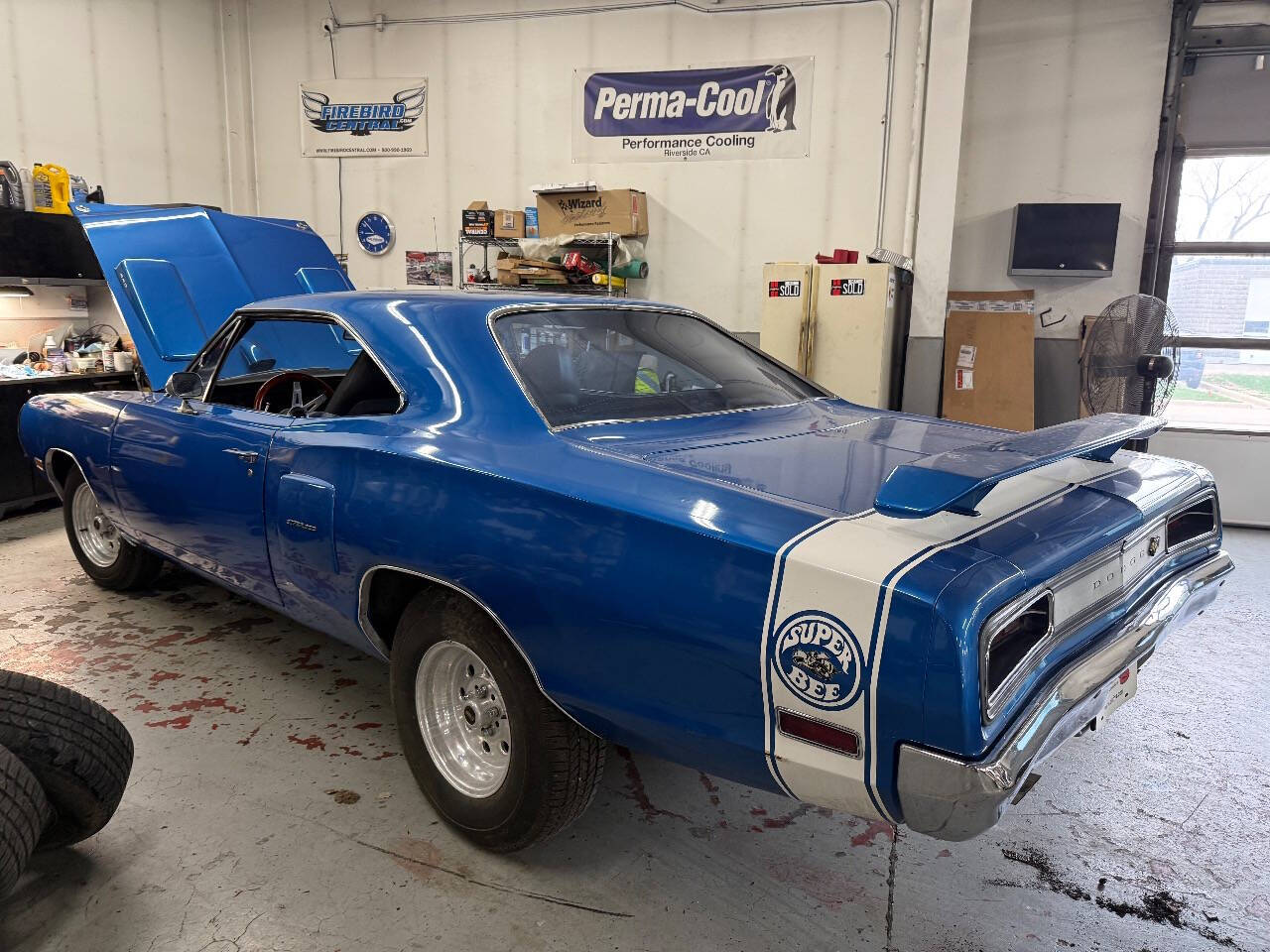 Dodge-Super-bee-1970-Blue-Black