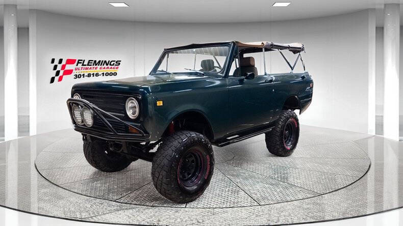 International-ihc-Scout-ii-1971-Dark-Jade-Green-Metallic-Tan-Bucket-Seat