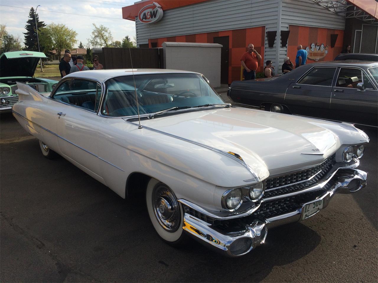 Cadillac-Coupe-deville-1959-Dover-White-Turquoise-Blue
