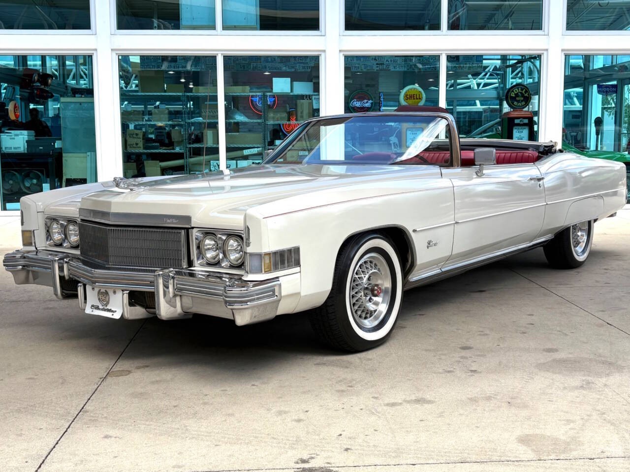 Cadillac-Eldorado-1974-Convertible-Red
