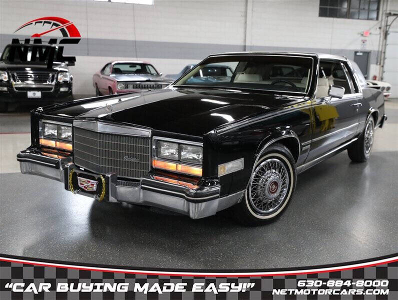 Cadillac-Eldorado-1983-Black-White