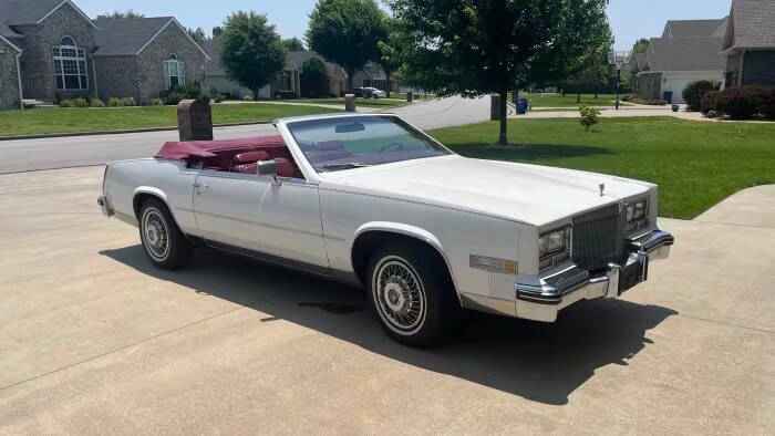 Cadillac-Eldorado-1985-White-Red