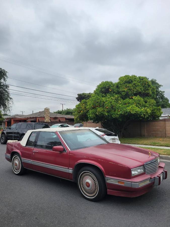 Cadillac-Eldorado-1989-red