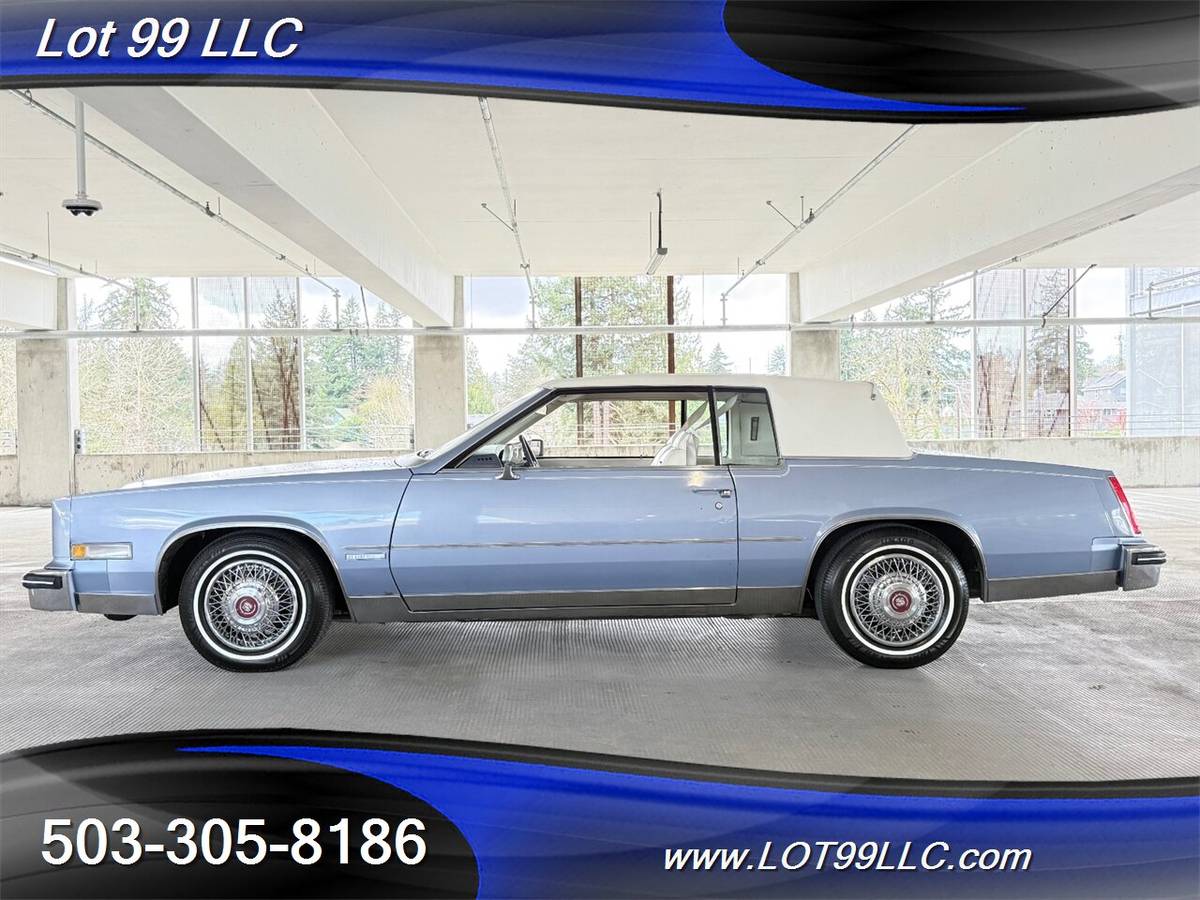 Cadillac-Eldorado-coupe-47k-miles-4.1l-v8-white-leather-fwd-1983-blue