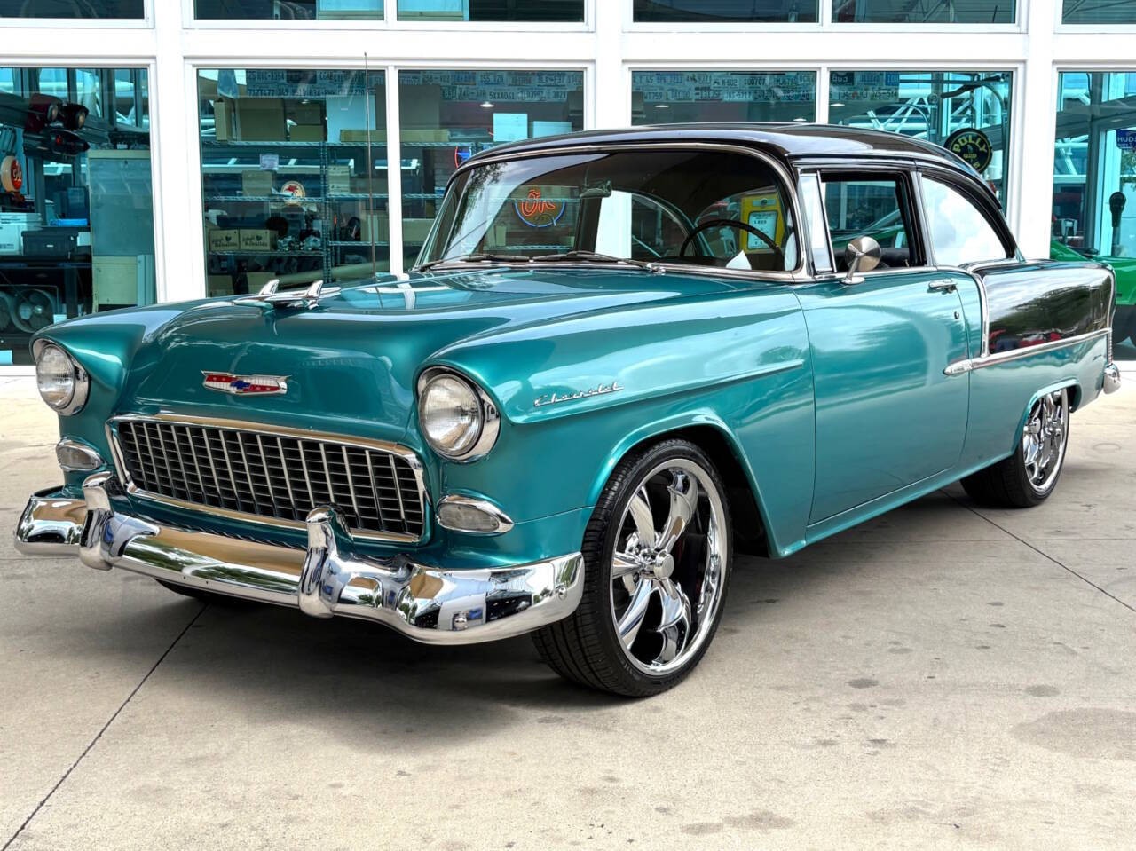 Chevrolet-210-1955-Coupe-Black