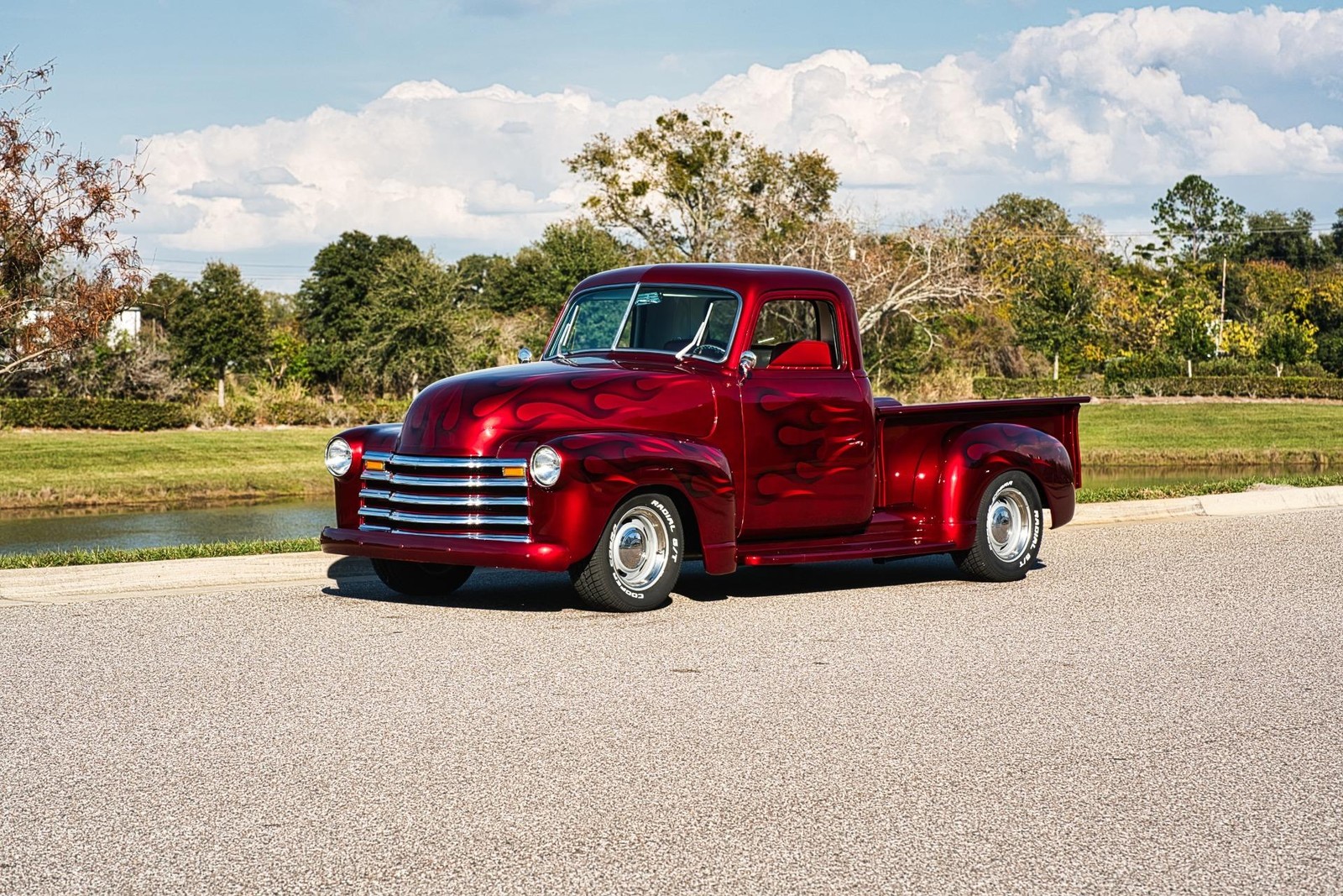 Chevrolet-3100-1950-2-Door-Red