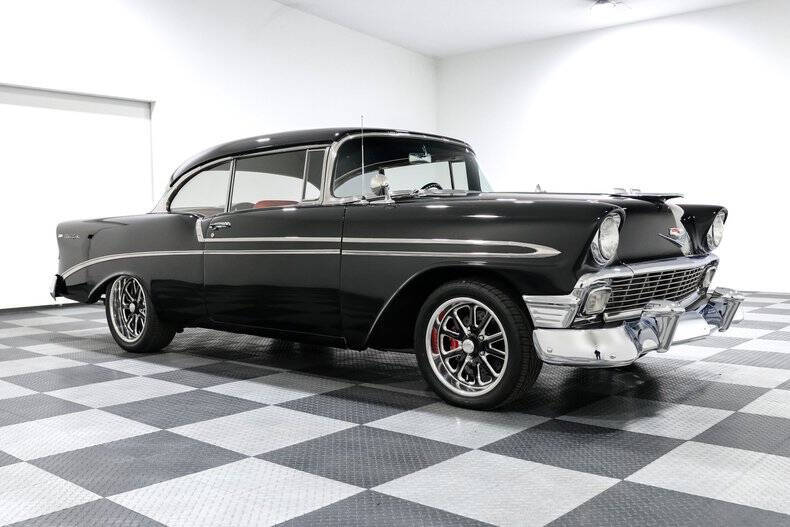 Chevrolet-Bel-air-1956-Black-Red
