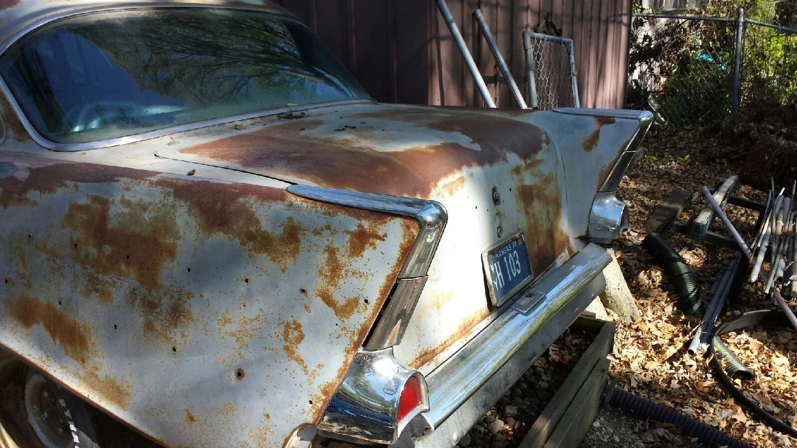 Chevrolet-Bel-air-1957-Gray