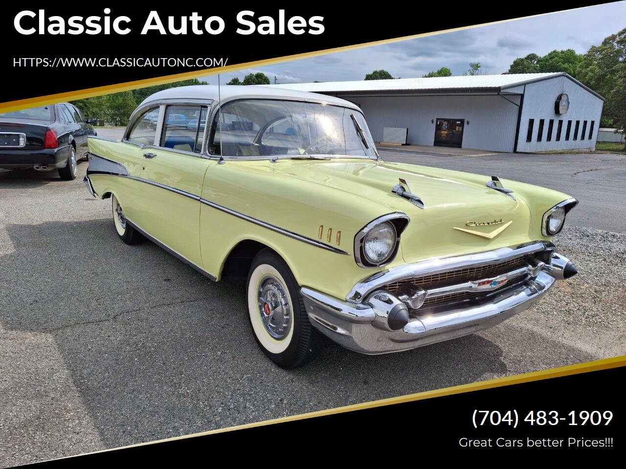 Chevrolet-Bel-air-1957-Yellow-BlackYellow
