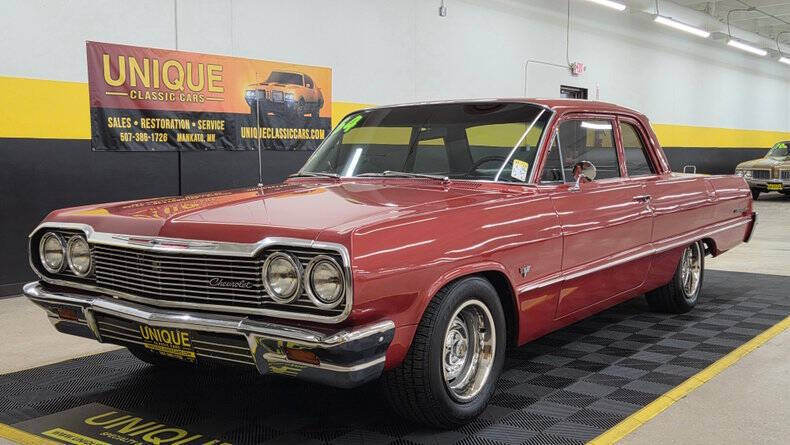 Chevrolet-Biscayne-1964-Burnt-Orange-Black