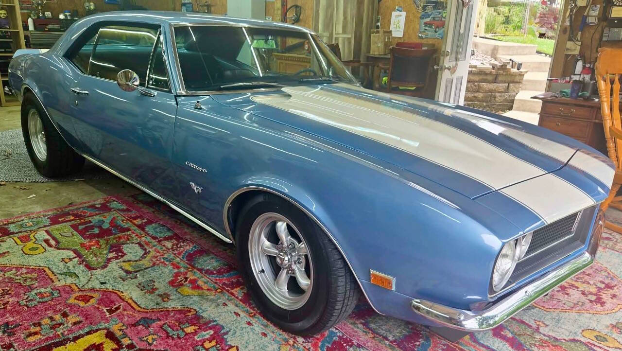 Chevrolet-Camaro-1967-Blue-Black