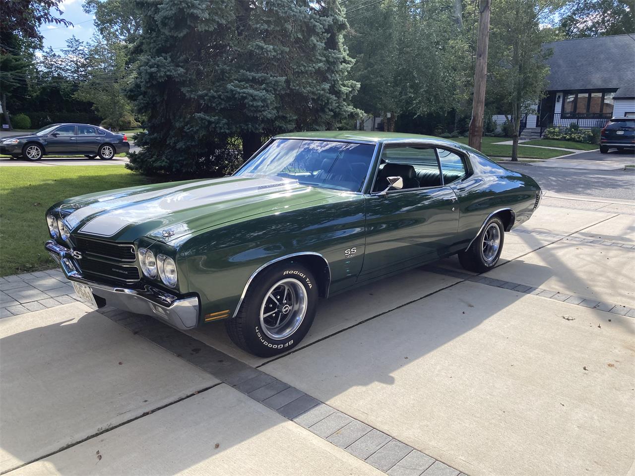 Chevrolet-Chevelle-ss-l34-1970-Forest-Green-Dark-Green
