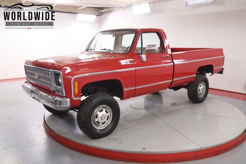 Chevrolet-Ck-20-series-1980-Red-Tan