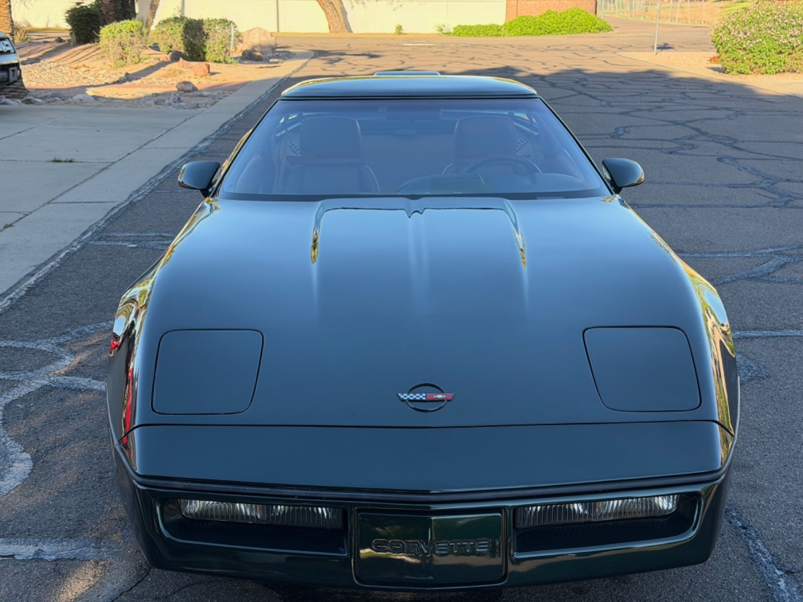 Chevrolet-Corvette-1990-Coupe-Saddle-Brown