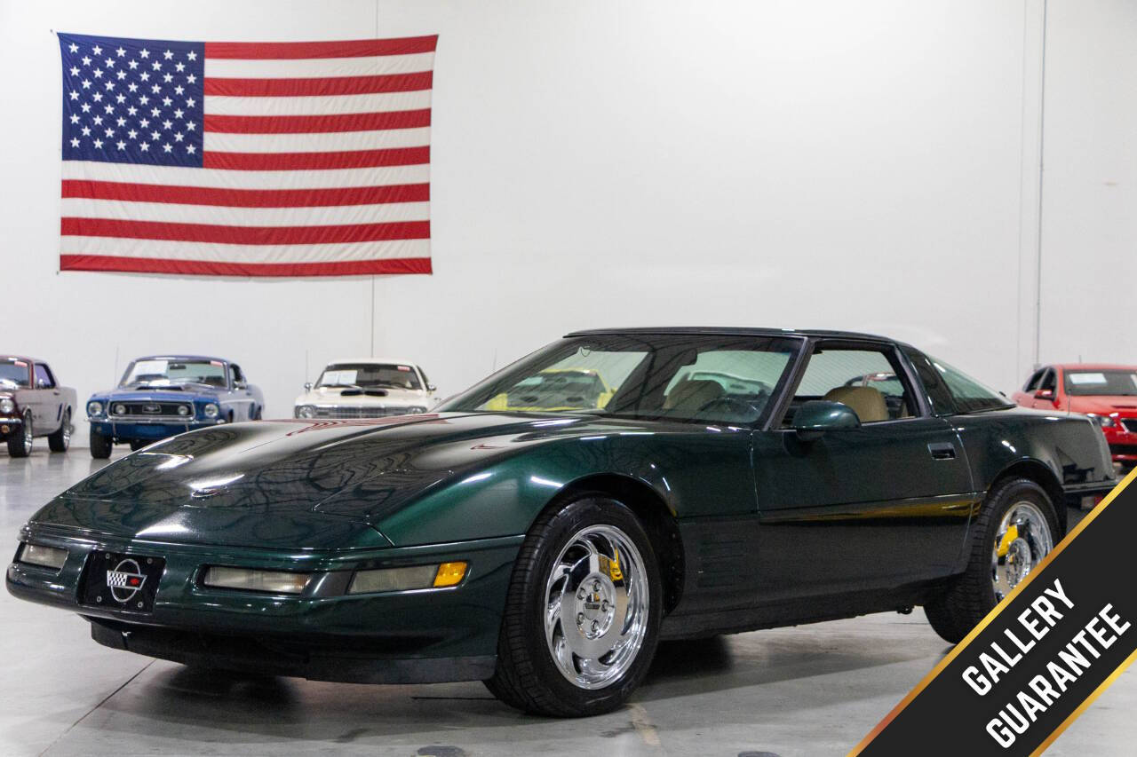 Chevrolet-Corvette-1994-Green-Tan
