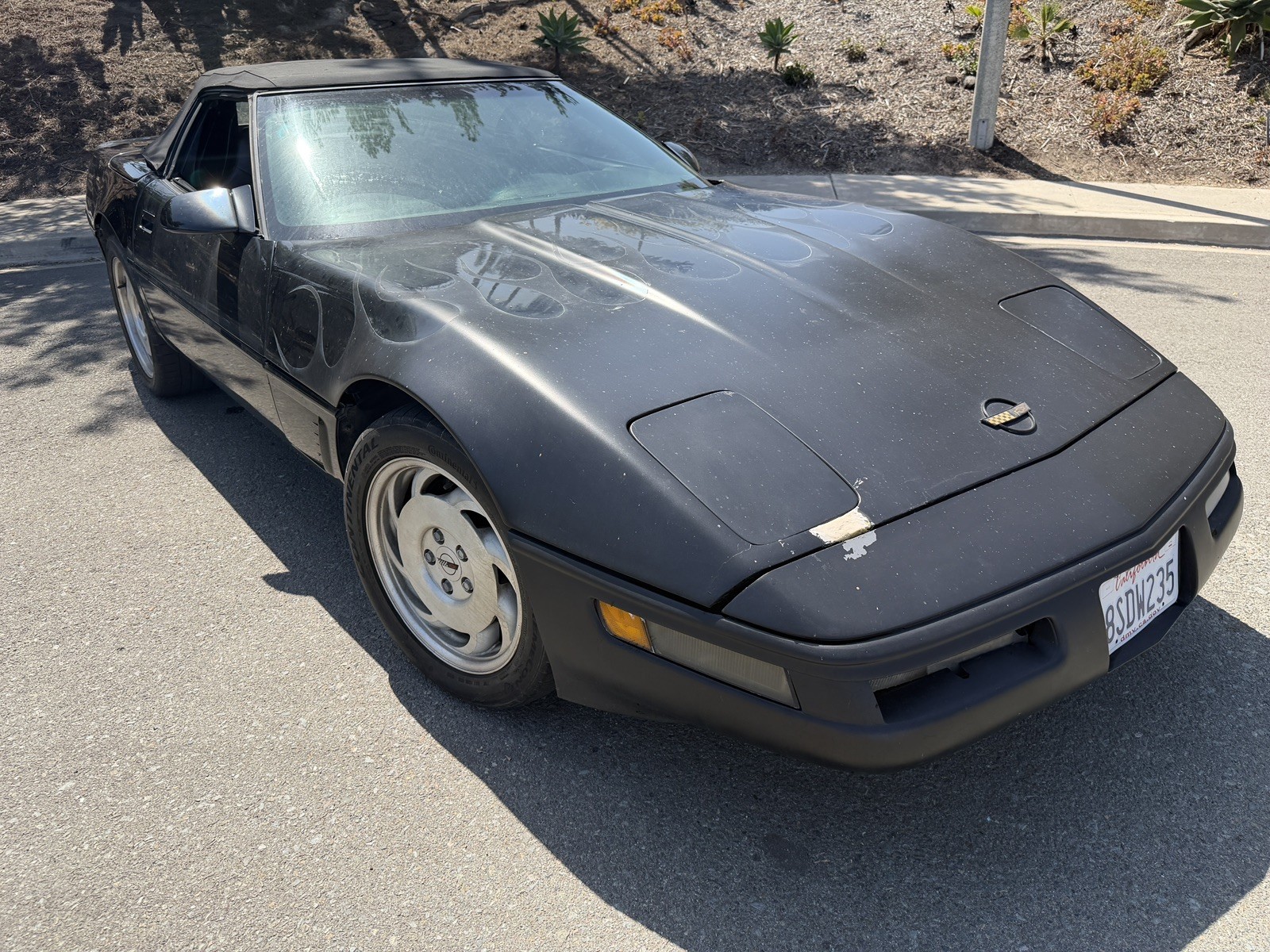 Chevrolet-Corvette-1995-Convertible-Black