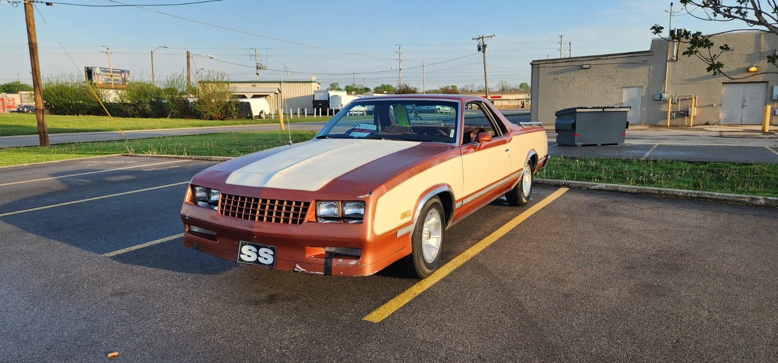 Chevrolet-El-Camino-1984-Standard-Cab-Pickup-Brown