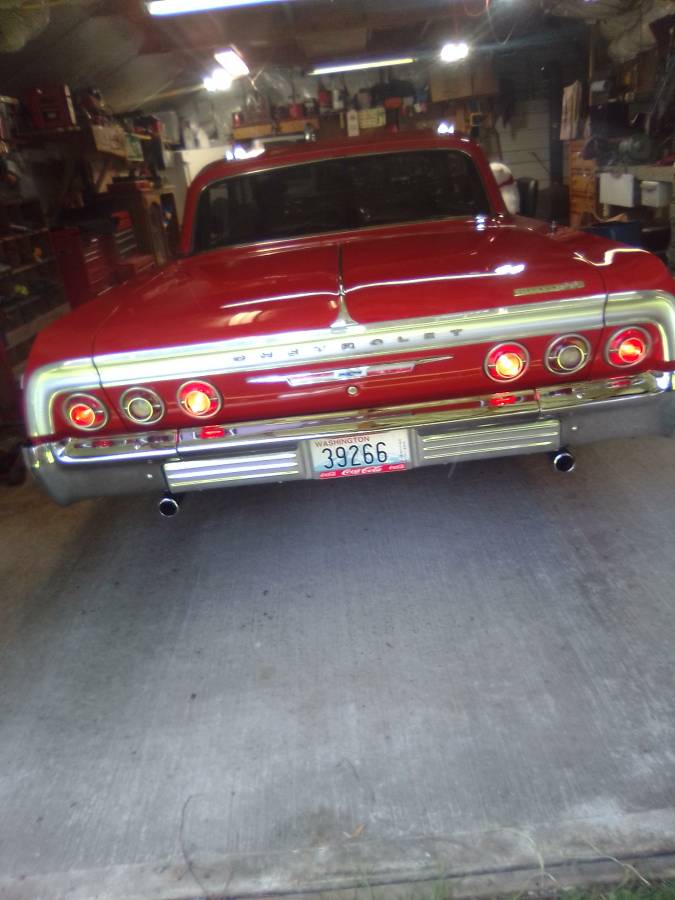 Chevrolet-Impala-1964-red