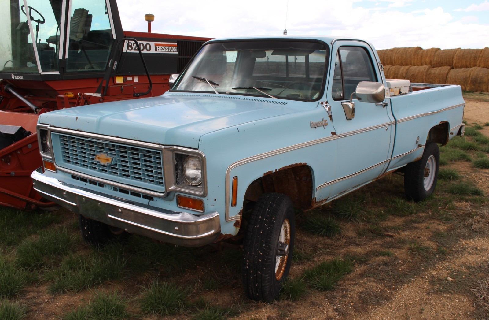 Chevrolet-Other-Pickups-1974-Standard-Cab-Pickup-Blue