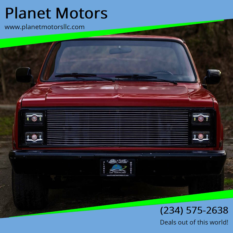 Chevrolet-Rv-10-series-1987-Red-Black
