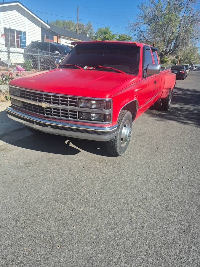 Chevrolet-Silverado-3500hd-1993-red