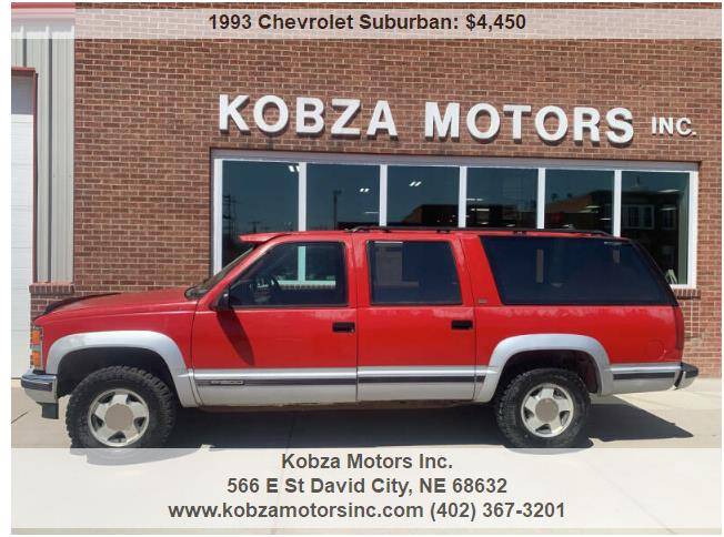 Chevrolet-Suburban-1993-red