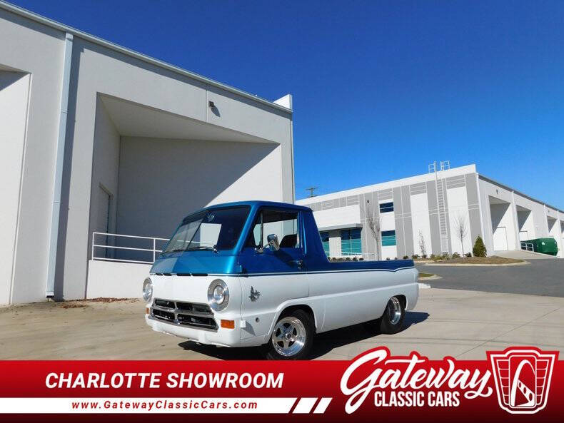 Dodge-A100-1964-Teal-And-White-Gray