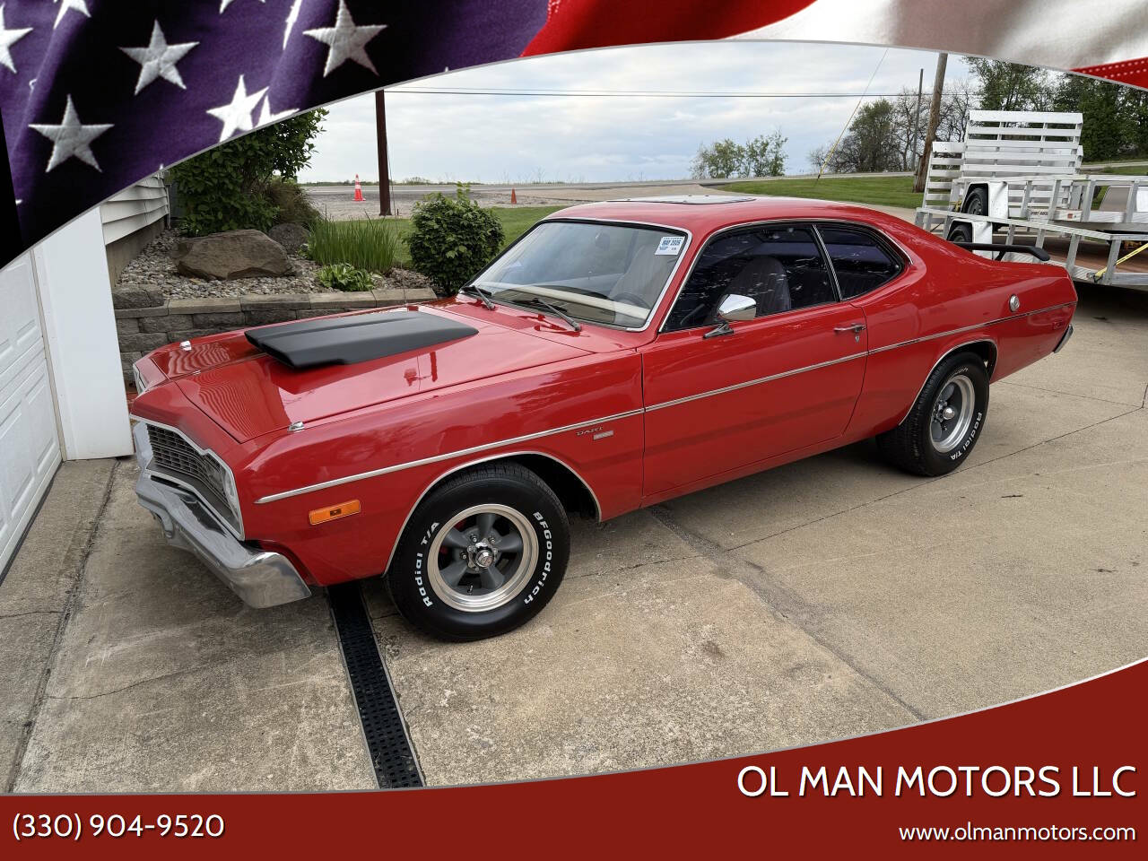 Dodge-Dart-1973-Red-White