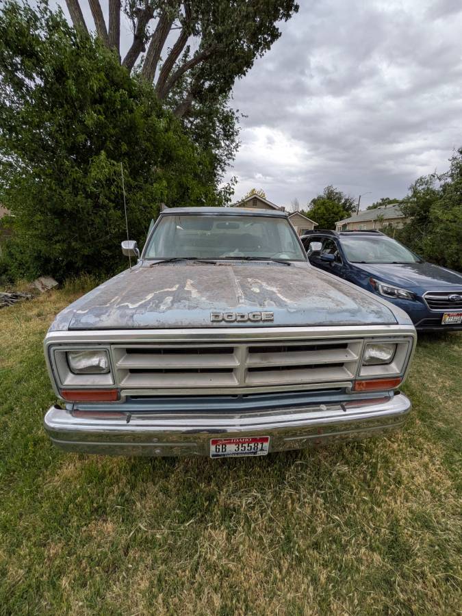 Dodge-W-series-w100-1988-blue
