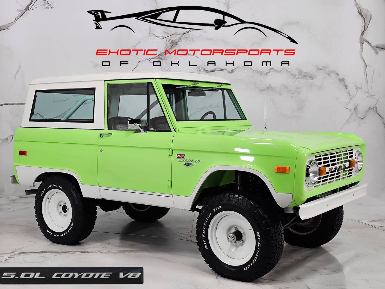 Ford-Bronco-1970-Green-Black