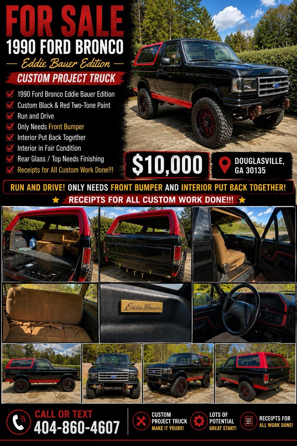 Ford-Bronco-1990-SUV-Brown