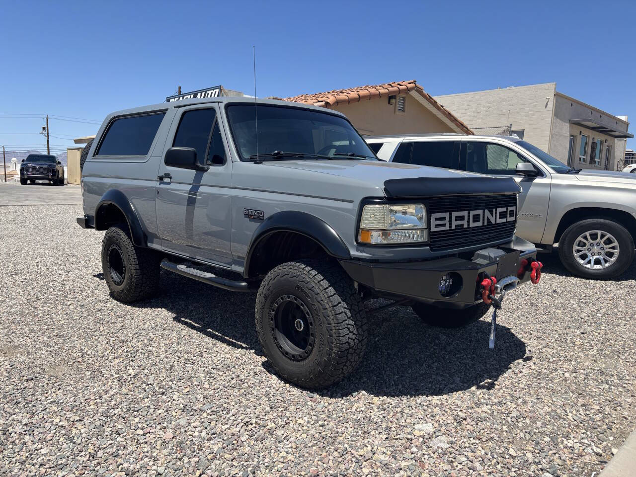 Ford-Bronco-1992-Gray-Black