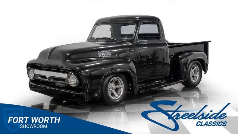 Ford-F-100-1955-Black-Metallic-Black