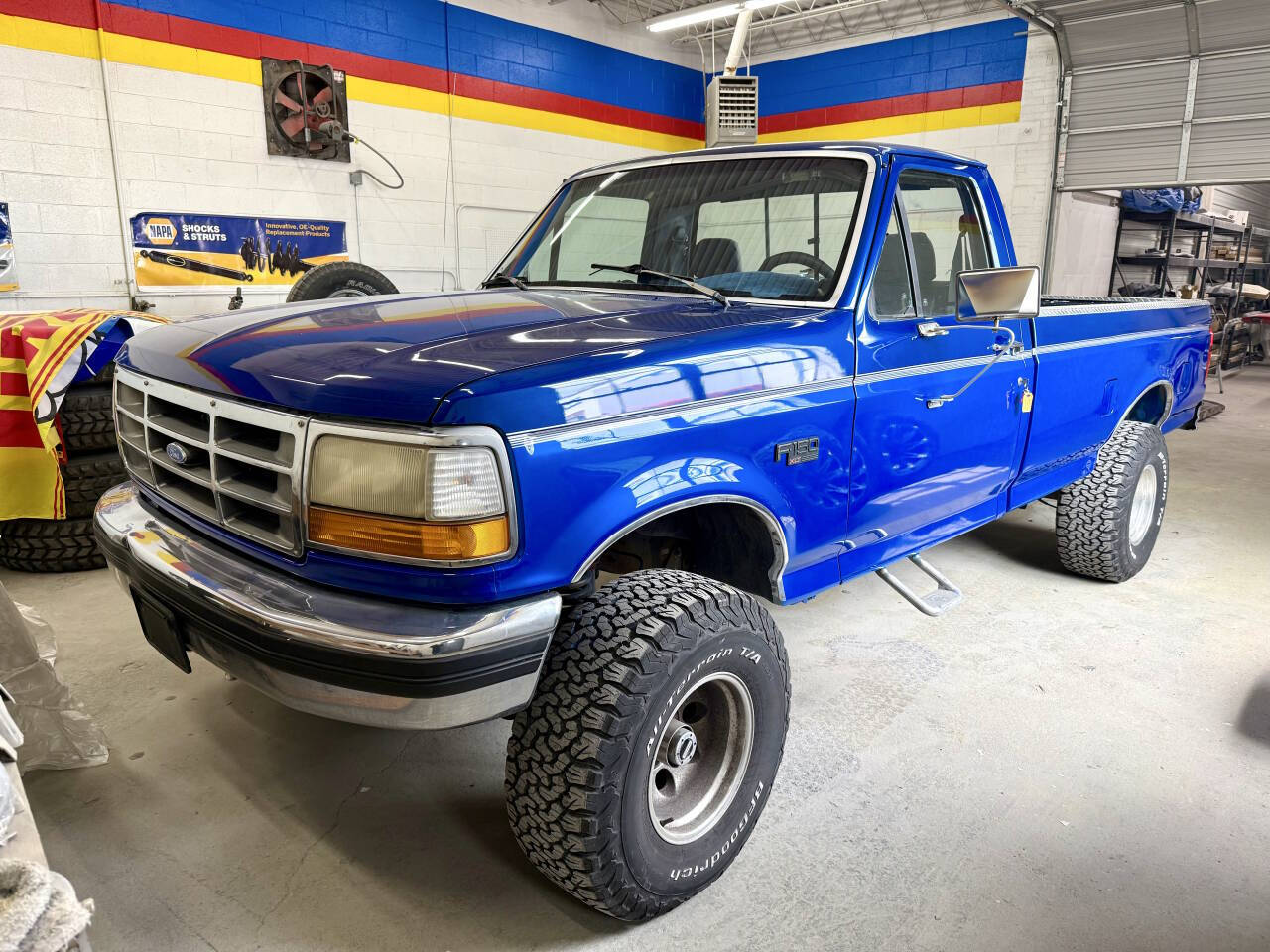 Ford-F-150-1993-Blue-Black
