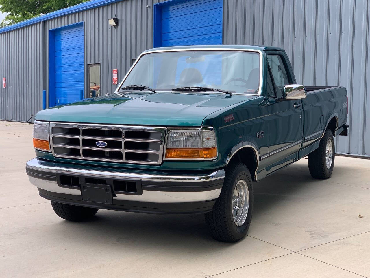 Ford-F-150-1996-Green-Gray