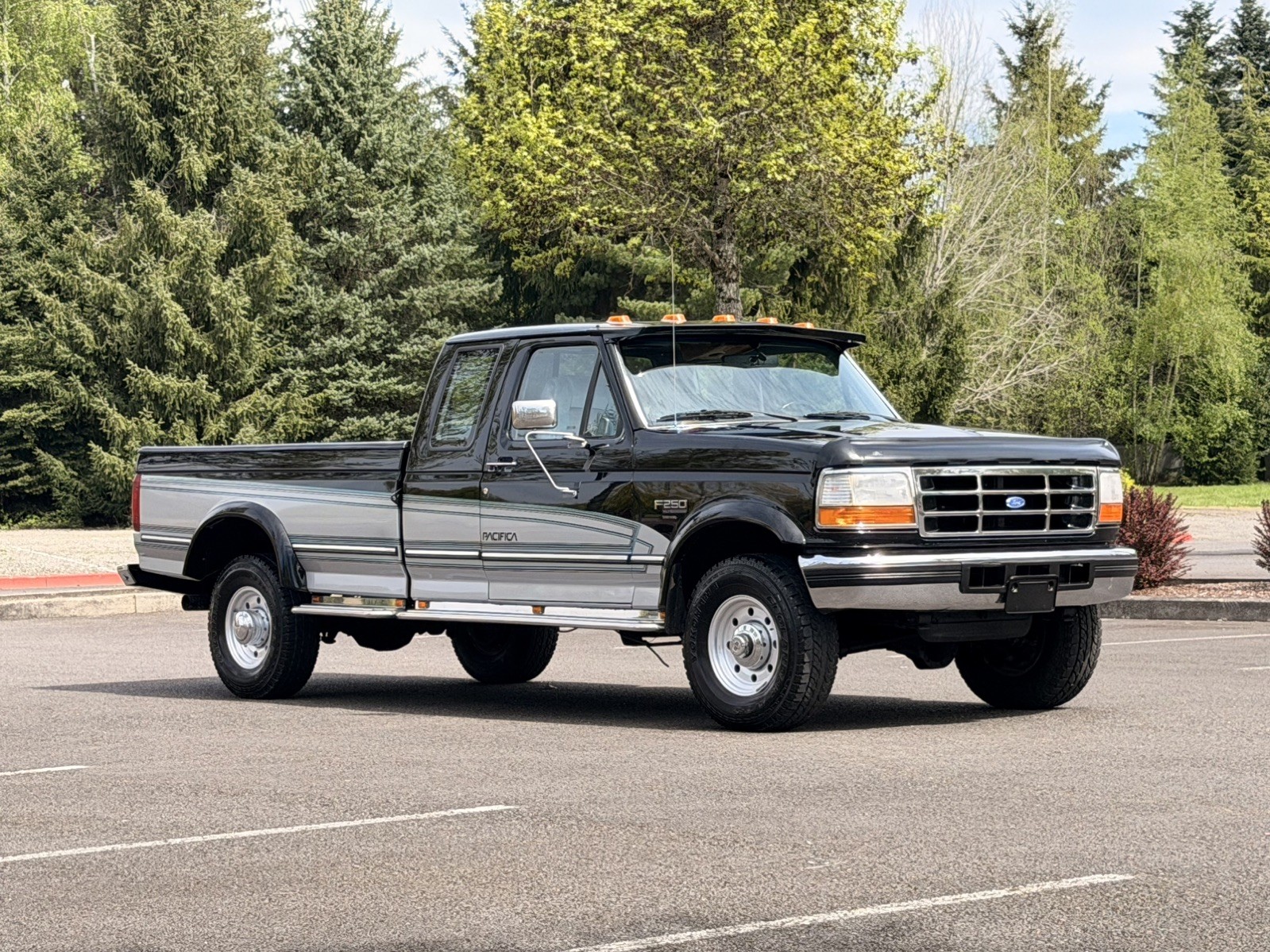Ford-F-250-1994-Extended-Cab-Pickup-Gray