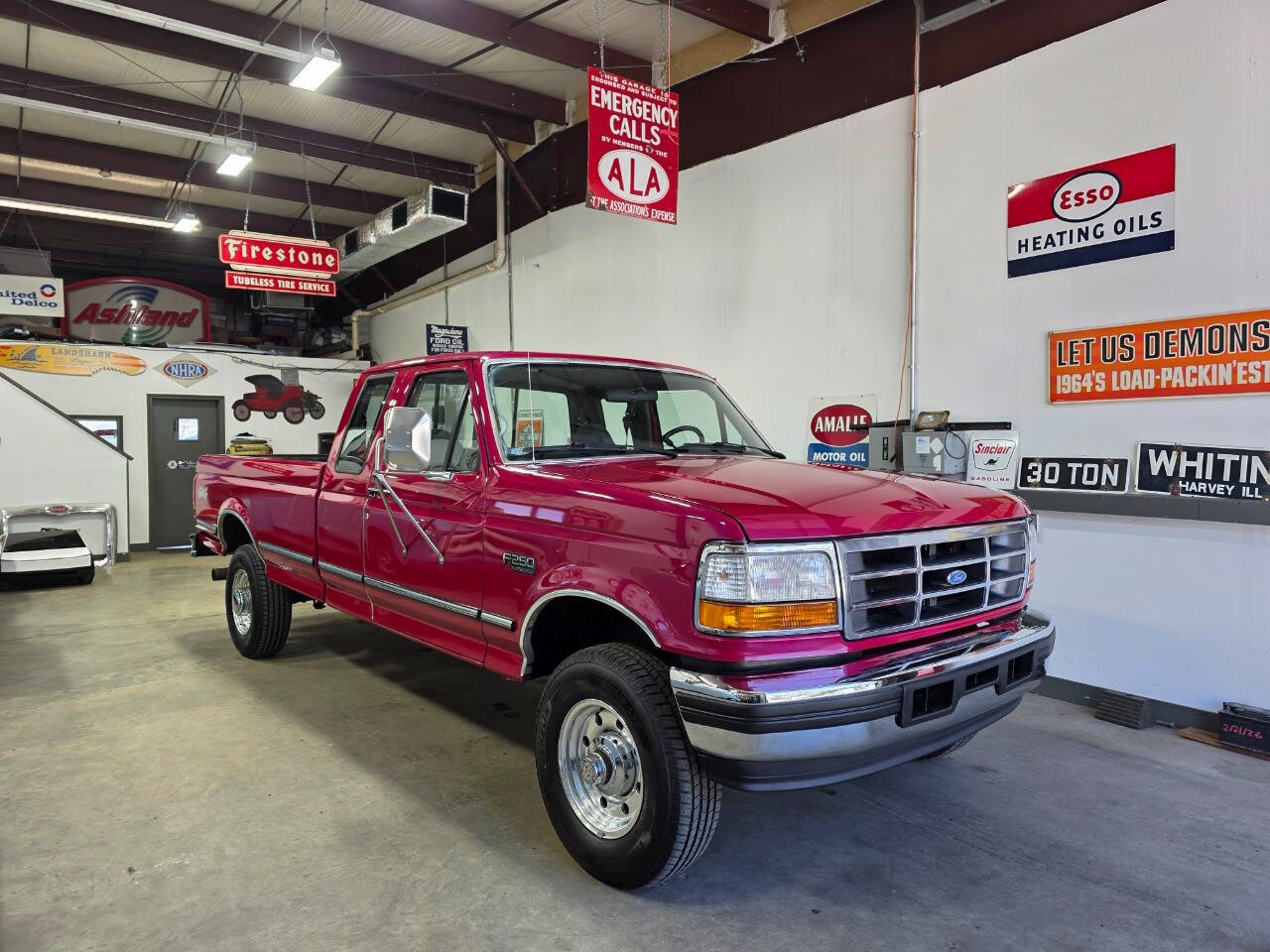 Ford-F-250-1994-Red-Gray