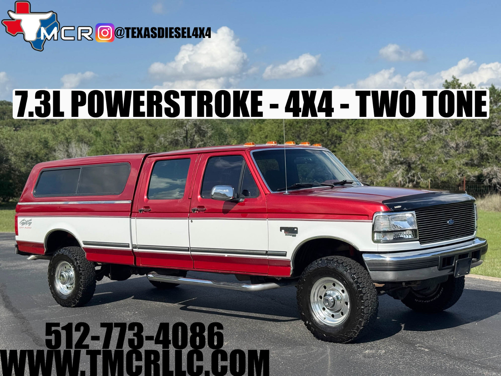 Ford-F-350-1996-Crew-Cab-Pickup-Gray
