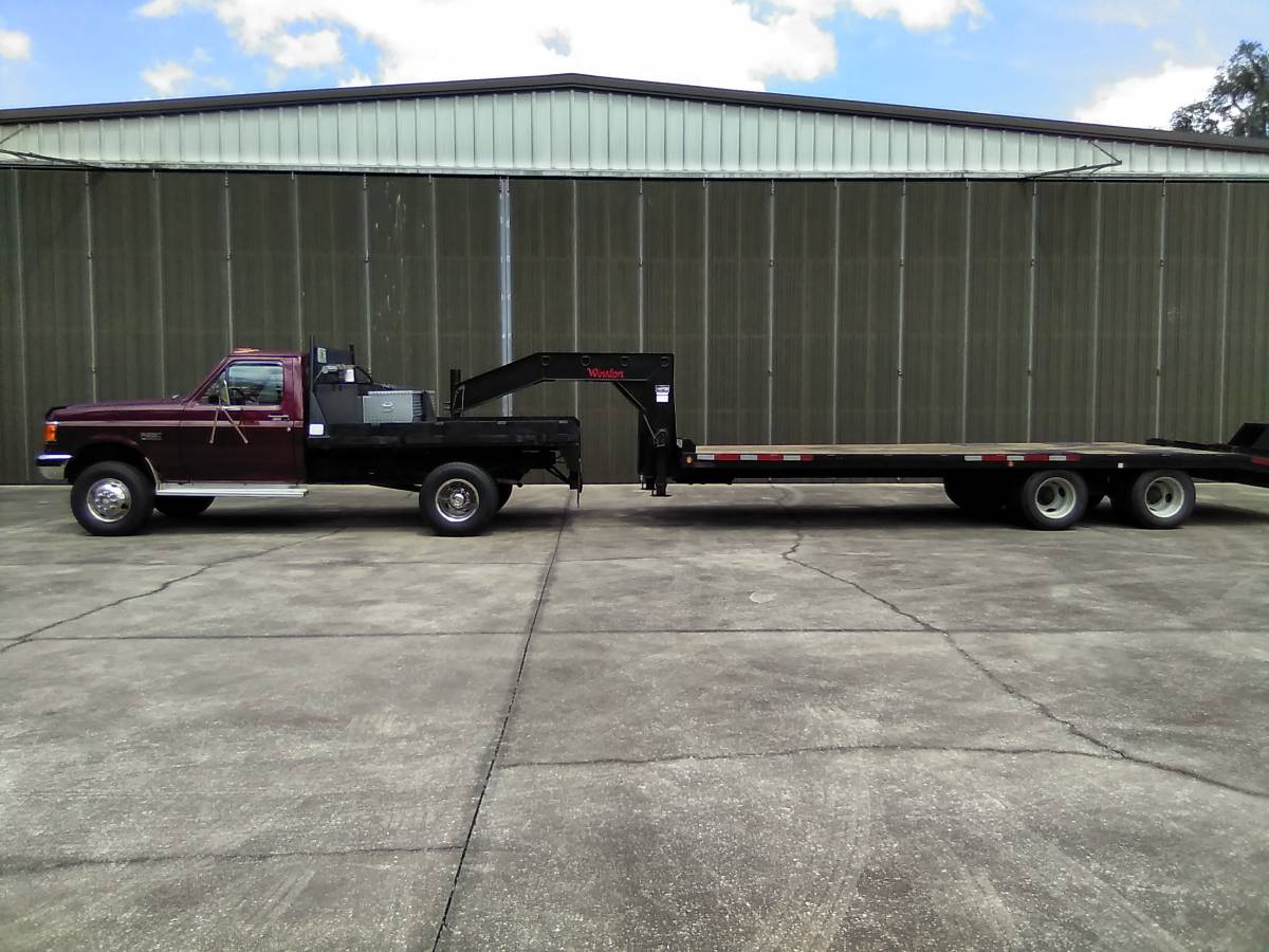Ford-F-350-diesel-1989-red