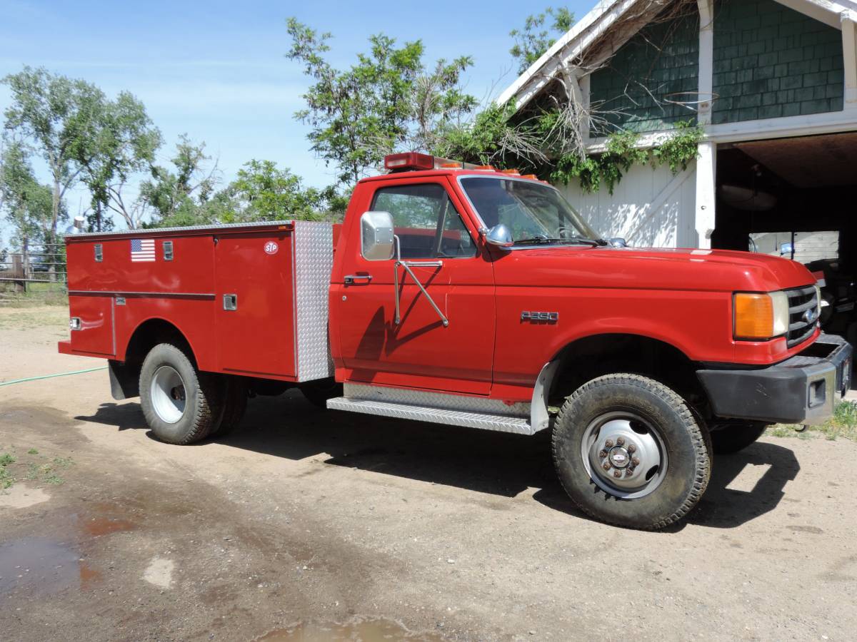 Ford-F350-1986-red