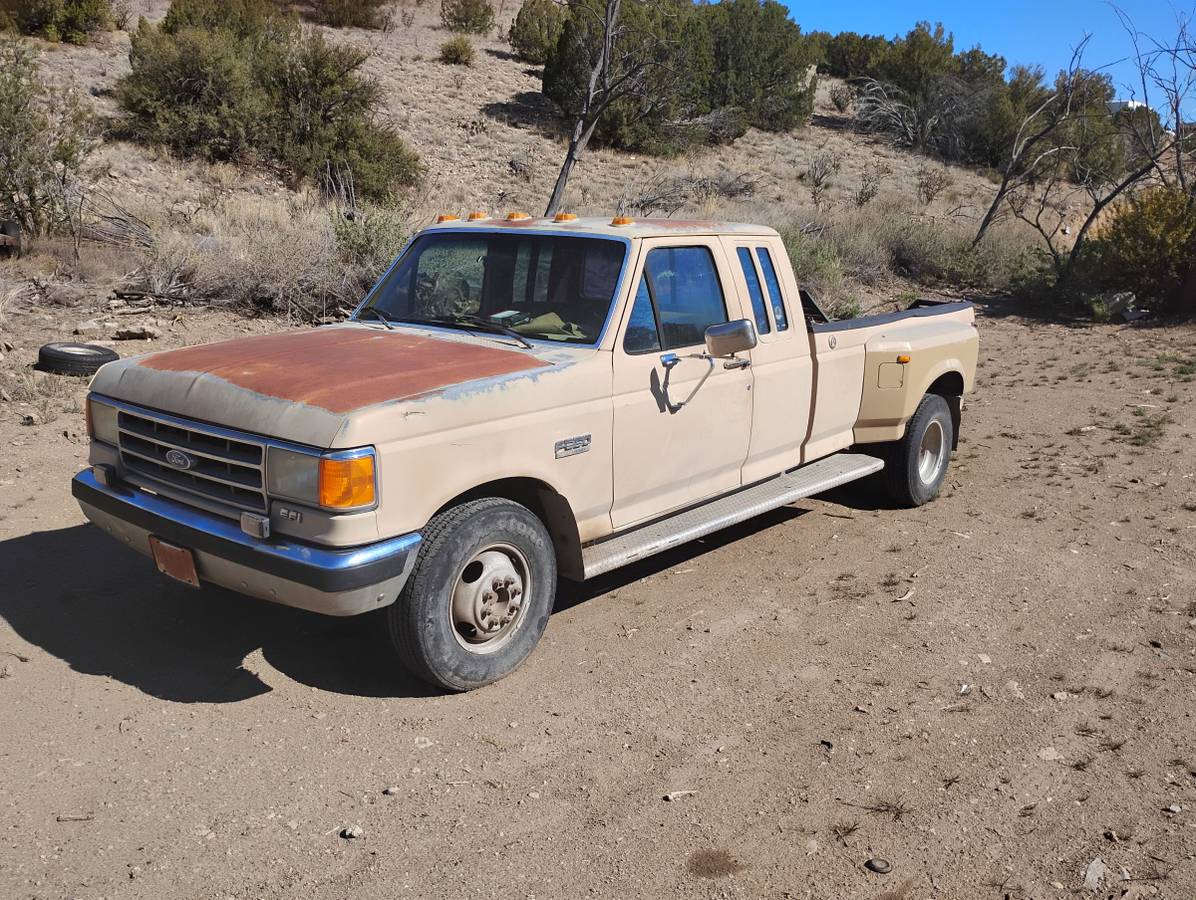 Ford-F350-1989-brown