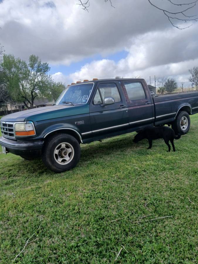 Ford-F350-1993-green