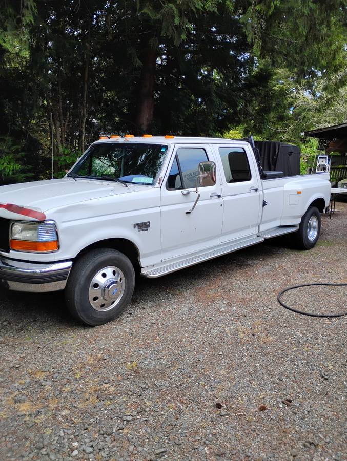 Ford-F350-super-duty-crew-cab-diesel-1995-white