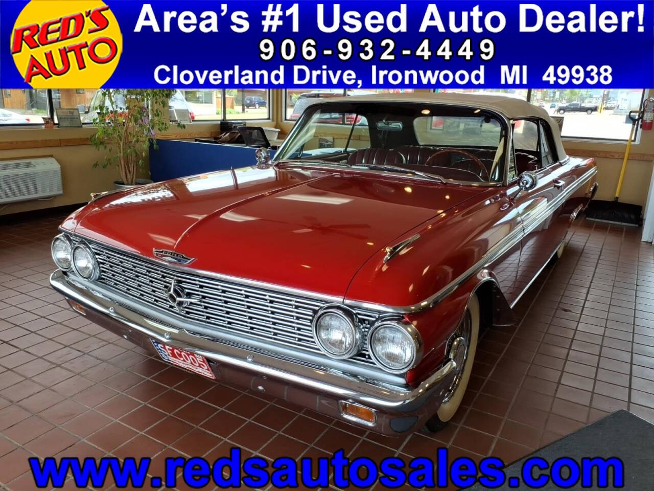 Ford-Galaxie-500-1962-Red-Red