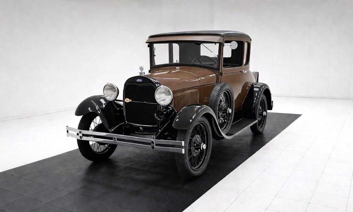 Ford-Model-A-1929-Coupe-Tan