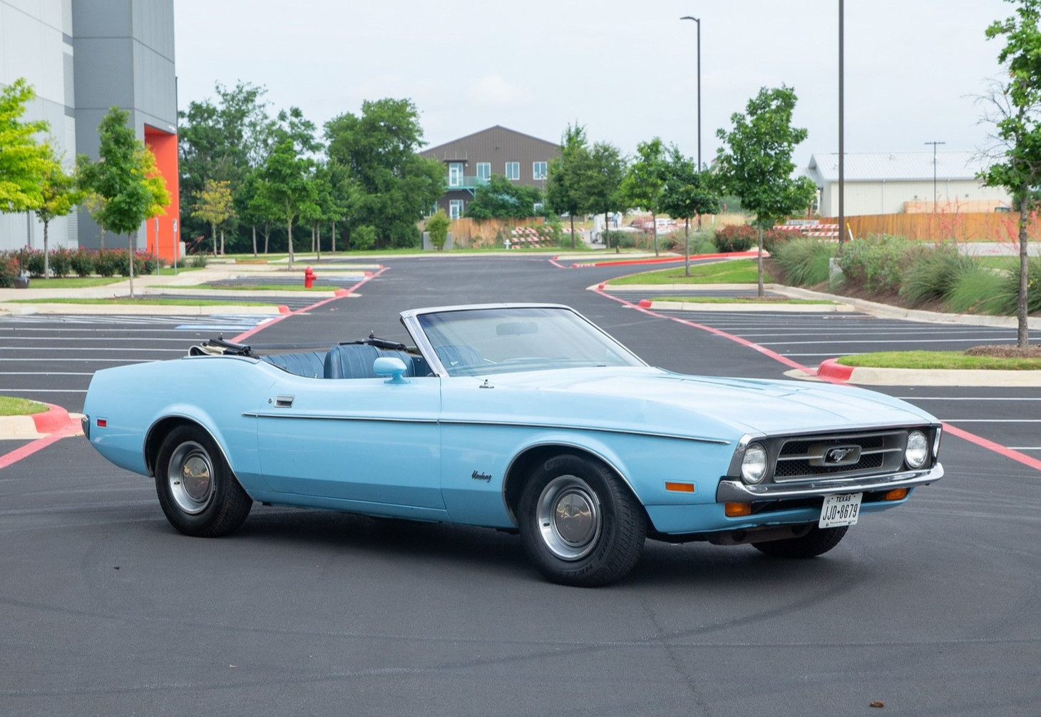 Ford-Mustang-1972-Convertible-Blue