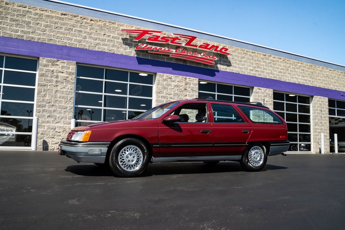 Ford-Taurus-1987-Wagon-Gray