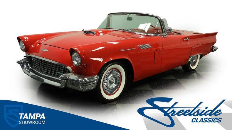 Ford-Thunderbird-1957-Red-Red