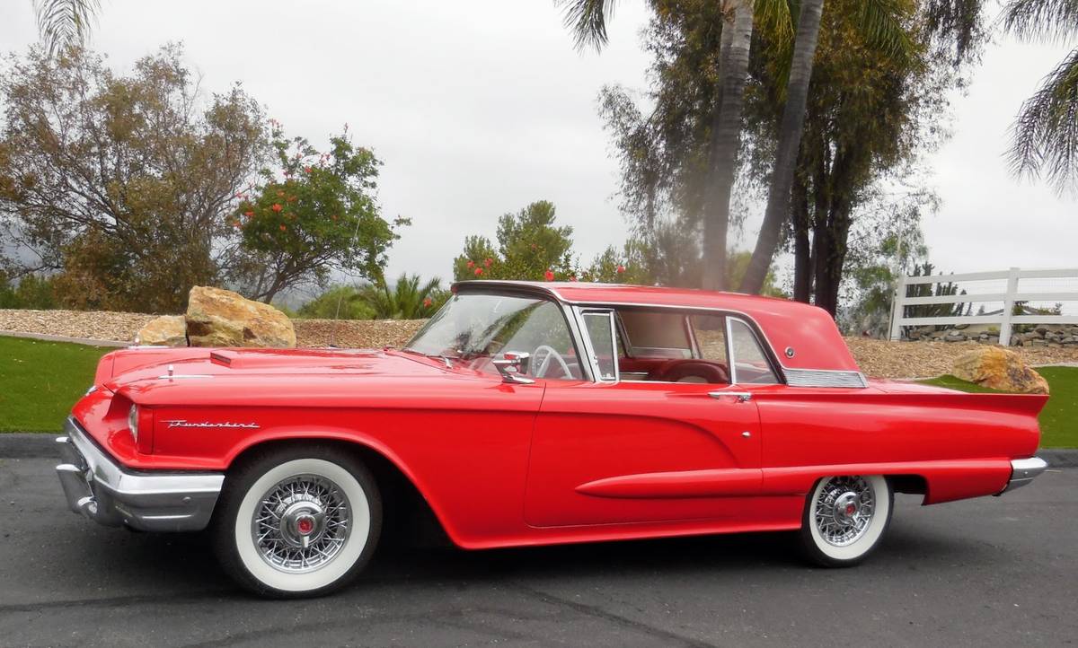 Ford-Thunderbird-1958-red