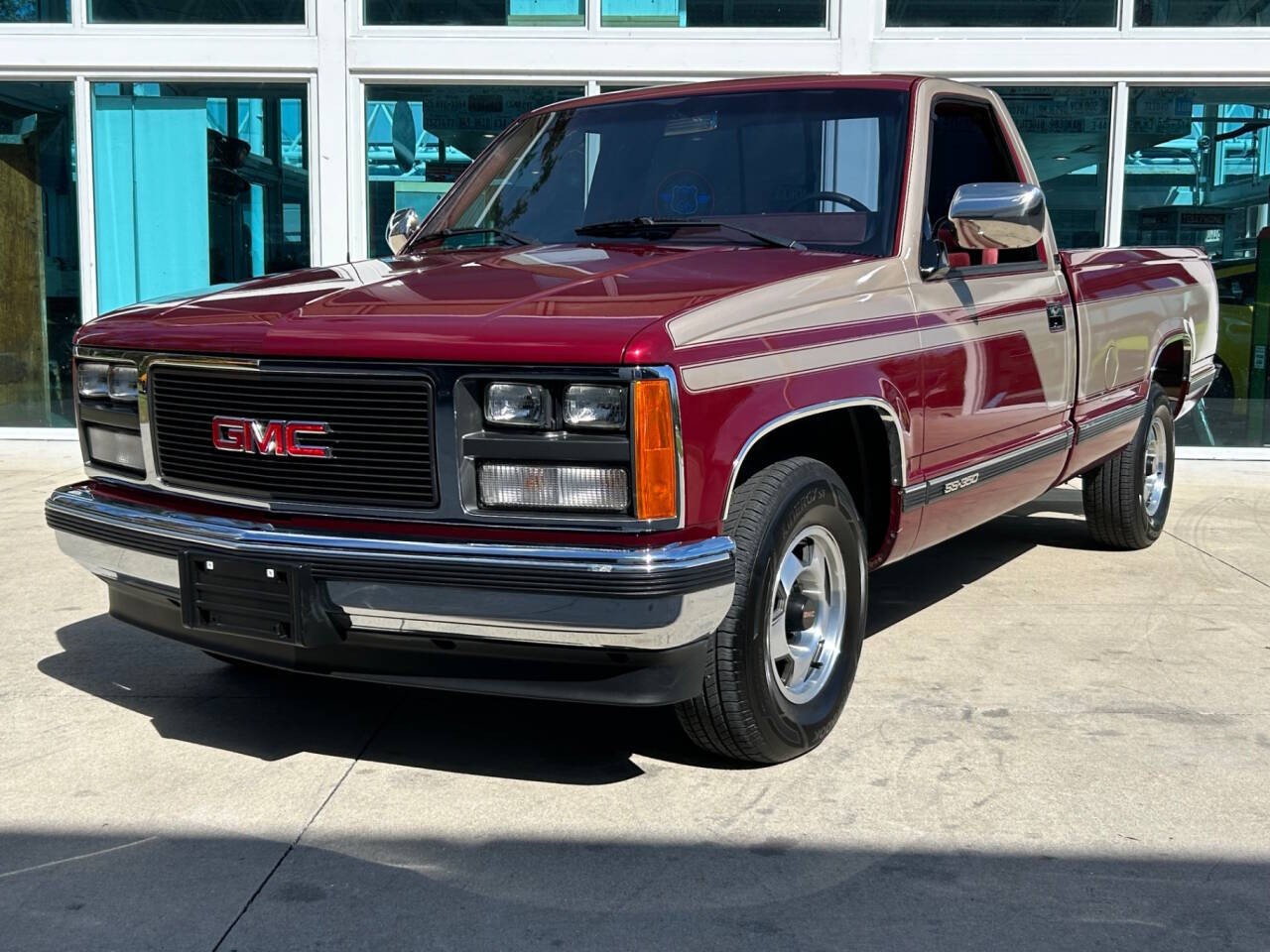 GMC-Sierra-1500-1989-Pickup-Truck-Maroon